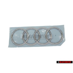 Audi Original Ringe Hinten Schriftzug Emblem Logo Zeichen Chrom - 8W6853742 2ZZ