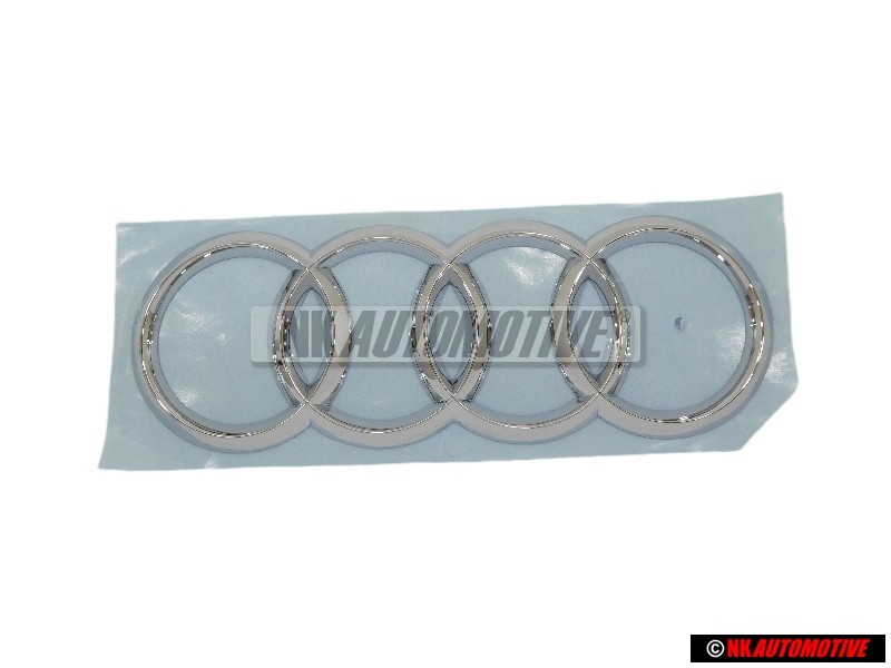 Audi Original Ringe Hinten Schriftzug Emblem Logo Zeichen Chrom - 8W6853742 2ZZ