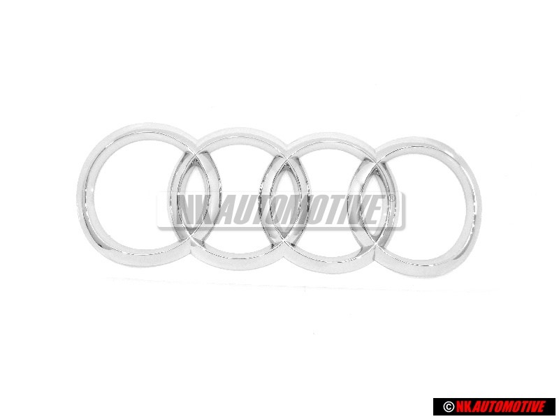 Audi Original Ringe Hinten Schriftzug Emblem Logo Zeichen Chrom - 8W8853742 2ZZ