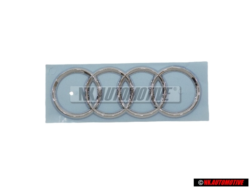 Audi Original Ringe R8 Vorne Emblem Logo Zeichen Chrom - 420853605A 2ZZ