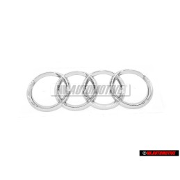 Audi Original Ringe Hinten Schriftzug Emblem Logo Zeichen Chrom - 8J0853742A 2ZZ