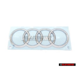 Audi Original Ringe Hinten Schriftzug Emblem Logo Zeichen Chrom - 8S0853742 2ZZ