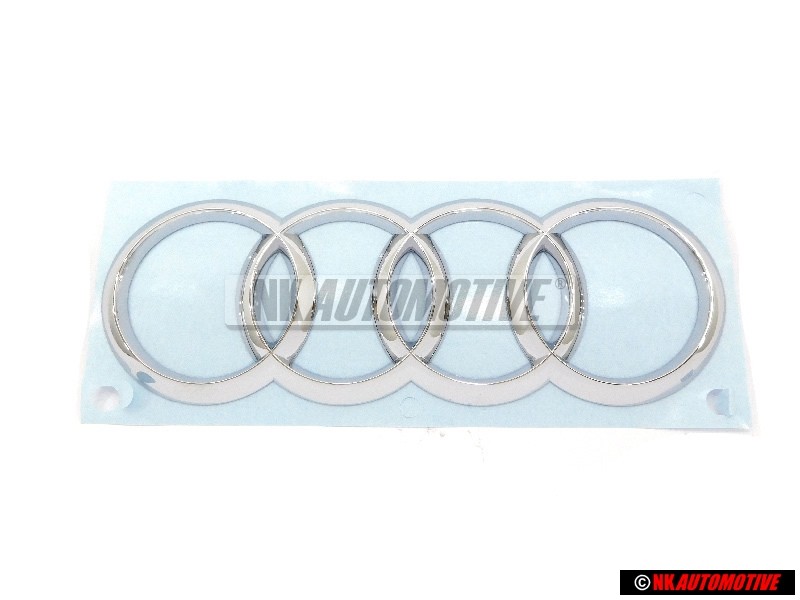Audi Original Ringe Hinten Schriftzug Emblem Logo Zeichen Chrom - 8S0853742 2ZZ