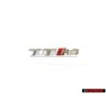 Audi Original TT RS Hinten Schriftzug Emblem Logo Chrom Rot - 8S0853740 2ZZ