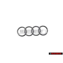 Audi Original Ringe Hinten Schriftzug Emblem Logo Zeichen Chrom - 8D9853742 2ZZ