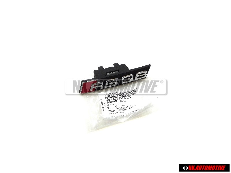 Audi Original RSQ8 Vorne Kühlergrill Emblem Schriftzug - 4M8853736A 2ZZ