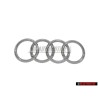 Audi Original Ringe Vorne Kühlergrill Emblem Logo Zeichen Chrom - 4H0853605A