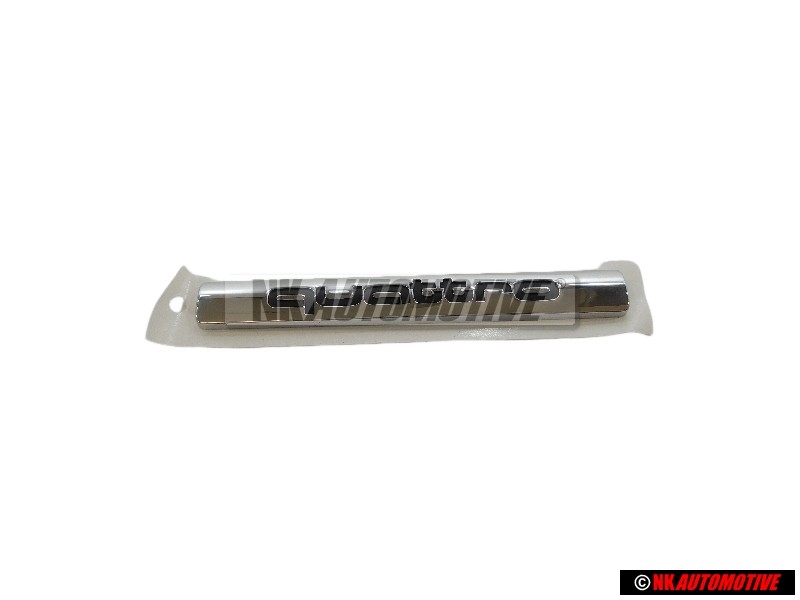 Audi Original QUATTRO Hinten Schriftzug Emblem Logo Chrom - 4H0853737A 2ZZ