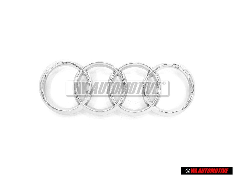 Audi Original Ringe Vorne Kühlergrill Emblem Logo Zeichen Chrom - 4N0853605 2ZZ