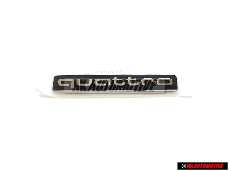 Audi Original QUATTRO Vorne Kühlergrill Emblem Schriftzug - 4G0853736E 2ZZ