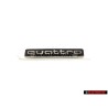 Audi Original QUATTRO Vorne Kühlergrill Emblem Schriftzug - 4G0853736E 2ZZ