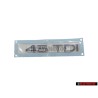 Audi Original 45 TDI Hinten Schriftzug Emblem Logo Chrom - 4G0853744D 2ZZ