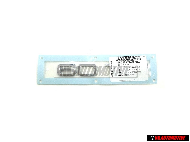 Audi Original 60 TDI Hinten Schriftzug Emblem Logo Chrom - 4N0853744D 2ZZ