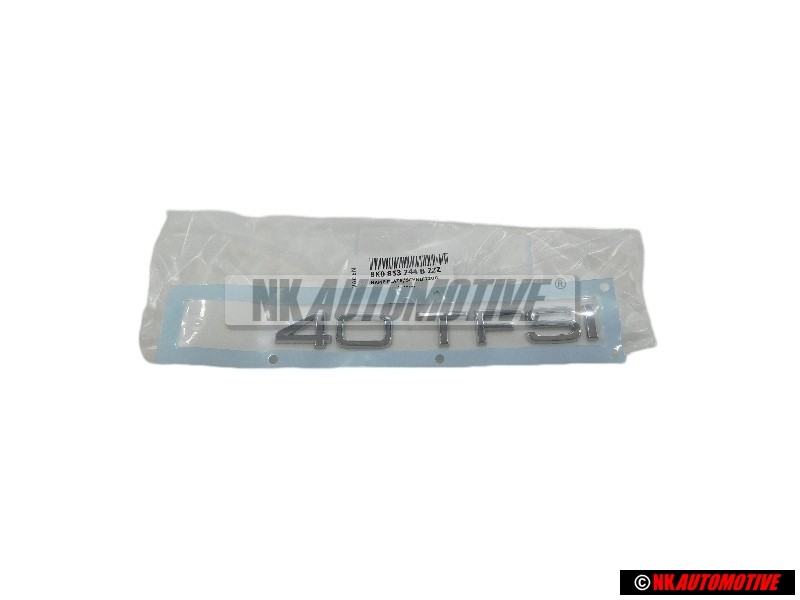 Audi Original 40 TFSI Hinten Schriftzug Emblem Logo Chrom - 8K0853744B 2ZZ