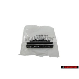 Audi Original QUATTRO Vorne Kühlergrill Emblem Schriftzug - 4G0853736F 2ZZ