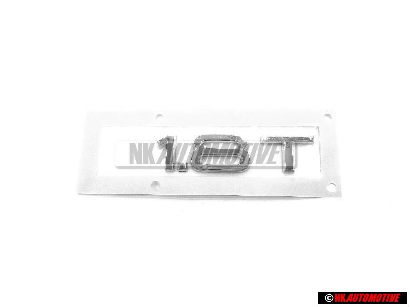 Audi Original 1.8T Hinten Schriftzug Emblem Logo Chrom - 8H0853743B 2ZZ