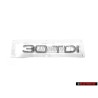Audi Original 30 TDI Hinten Schriftzug Emblem Logo Chrom - 8K0853744C 2ZZ