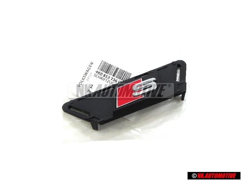 Audi Original S Vorne Kühlergrill Emblem Schriftzug - 4K0853736G 2ZZ