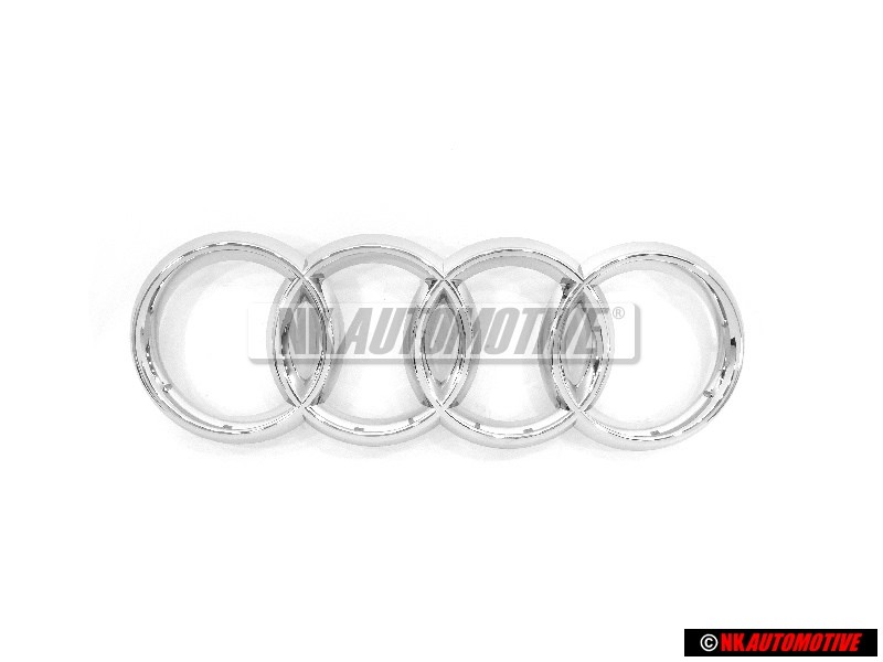 Audi Original Ringe Vorne Kühlergrill Emblem Logo Zeichen Chrom - 8K0853605
