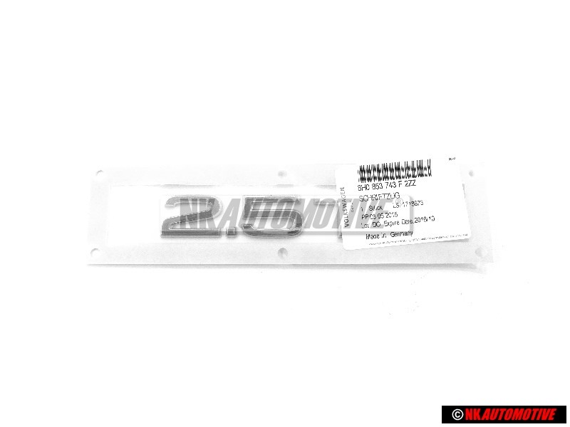 Audi Original 2.5 TDI Hinten Schriftzug Emblem Logo Chrom - 8H0853743F 2ZZ
