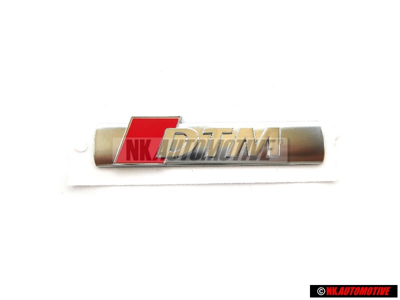 Audi Original DTM Seite Schriftzug Emblem Logo Chrom Rot - 8E0853601A