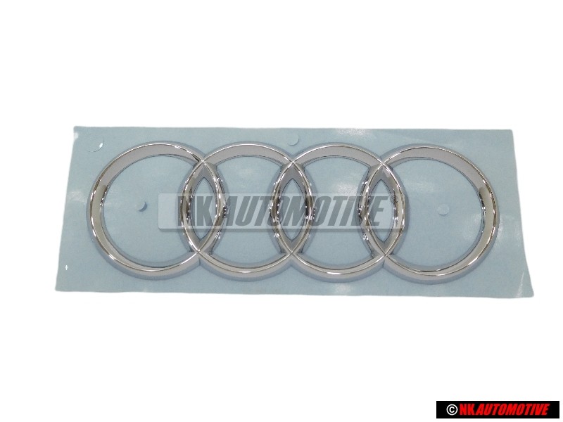 Audi Original Ringe Hinten Schriftzug Emblem Logo Zeichen Chrom - 8K9853742 2ZZ