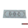 Audi Original Ringe Hinten Schriftzug Emblem Logo Zeichen Chrom - 8K9853742 2ZZ