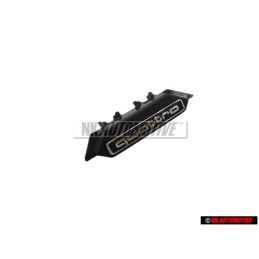 Audi Original QUATTRO Vorne Kühlergrill Emblem Schriftzug - 8W0853736E 2ZZ