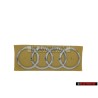 Audi Original Ringe Hinten Schriftzug Emblem Logo Zeichen Chrom - 8W5853742 2ZZ