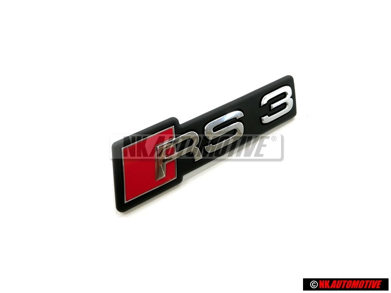 Audi Original RS3 Vorne Kühlergrill Emblem Schriftzug - 8Y0853736A 2ZZ