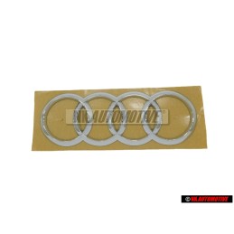 Audi Original Ringe Hinten Schriftzug Emblem Logo Zeichen Chrom - 8Y4853742 2ZZ