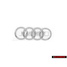 Audi Original Ringe Hinten Schriftzug Emblem Logo Zeichen Chrom - 8Y5853742 2ZZ