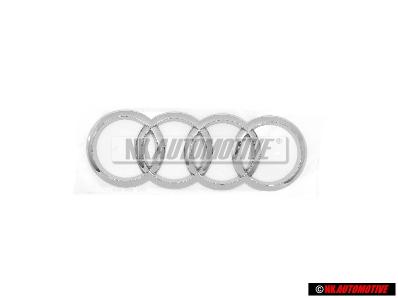 Audi Original Ringe Hinten Schriftzug Emblem Logo Zeichen Chrom - 8Y5853742 2ZZ