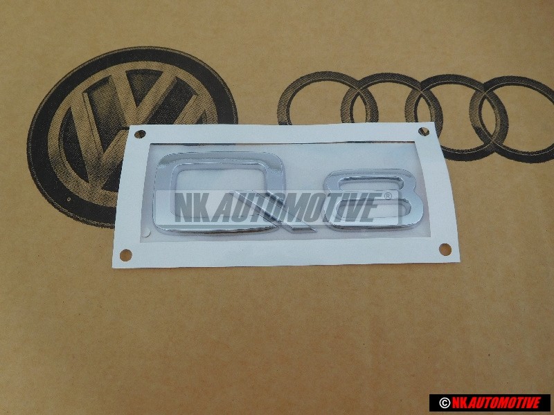 Audi Original Q8 Hinten Schriftzug Emblem Logo Chrom - 4M8853741A 2ZZ