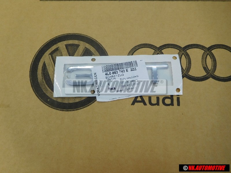 Audi Original 3.0T Hinten Schriftzug Emblem Logo Chrom - 4L0853743E 2ZZ