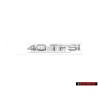 Audi Original 40 TFSI Hinten Schriftzug Emblem Logo Chrom - 8U0853744A