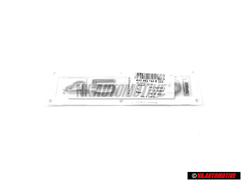Audi Original 45 TDI Hinten Schriftzug Emblem Logo Chrom - 4H0853744E 2ZZ