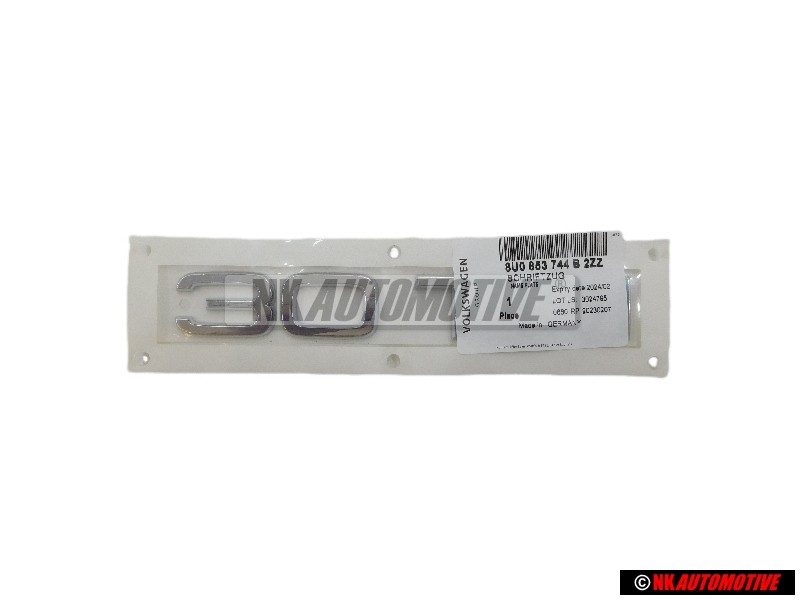 Audi Original 30 TDI Hinten Schriftzug Emblem Logo Chrom - 8U0853744B 2ZZ