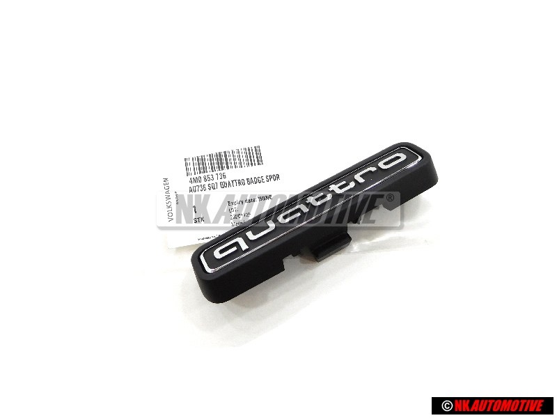Audi Original QUATTRO Vorne Kühlergrill Emblem Schriftzug - 4M0853736