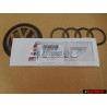 Audi Original SQ7 Hinten Schriftzug Emblem Logo Chrom Rot - 4M0853735 2ZZ