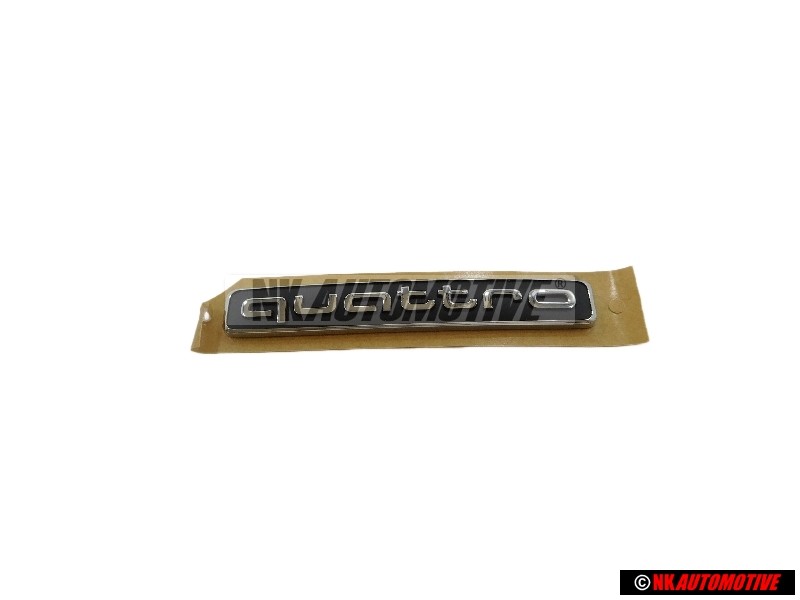 Audi Original QUATTRO Hinten Schriftzug Emblem Logo - 4M0853737A 2ZZ