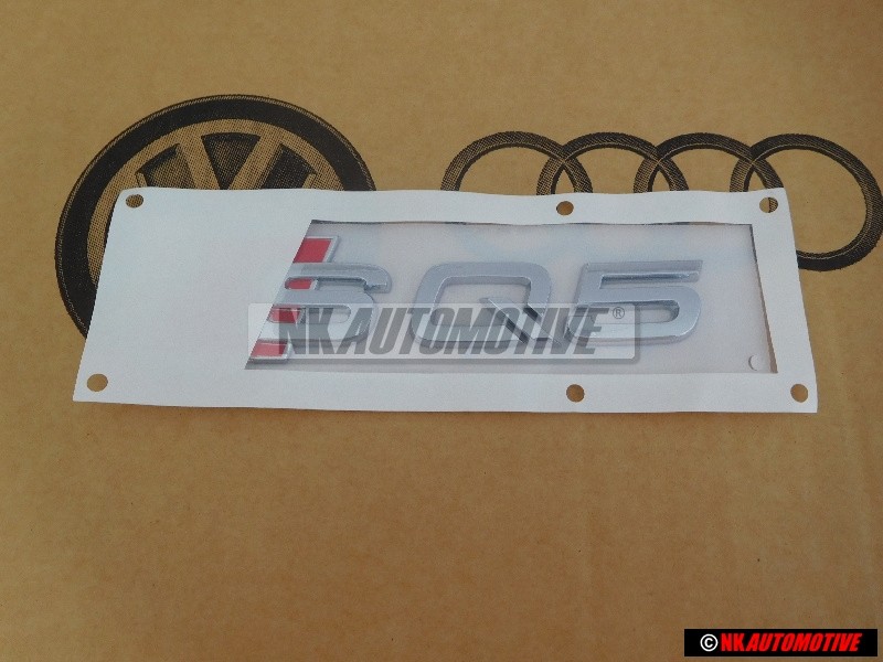 Audi Original SQ5 Hinten Schriftzug Emblem Logo Chrom Rot - 8R0853735 2ZZ