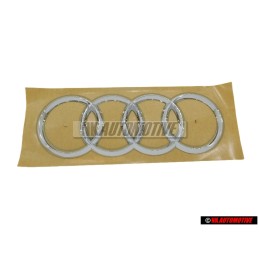 Audi Original Ringe Hinten Schriftzug Emblem Logo Zeichen Chrom - 4M8853742 2ZZ