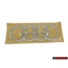 Audi Original Ringe Hinten Schriftzug Emblem Logo Zeichen Chrom - 4M8853742 2ZZ