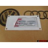 Audi Original S3 Hinten Schriftzug Emblem Logo Chrom Rot - 8L0853735 2ZZ