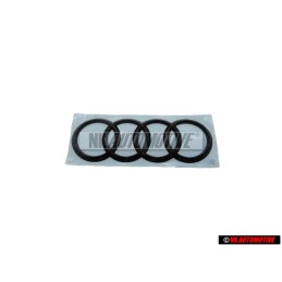 Audi Original Ringe Hinten Schriftzug Emblem Logo Schwarz - 8S0853742A T94