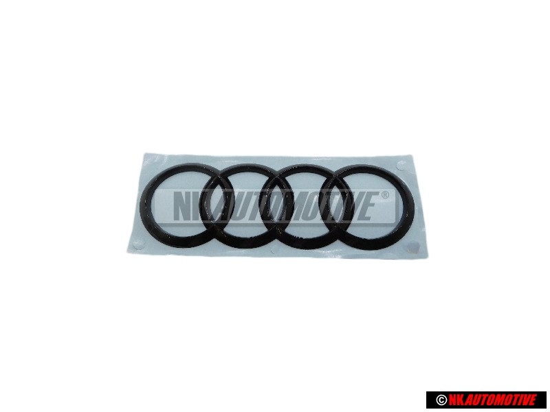 Audi Original Ringe Hinten Schriftzug Emblem Logo Schwarz - 8S0853742A T94