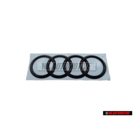 Audi Original Ringe Hinten Schriftzug Emblem Logo Schwarz - 8W9853742A T94