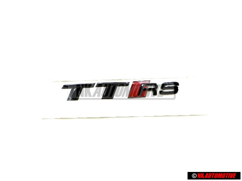 Audi Original TT RS Hinten Schriftzug Emblem Logo Schwarz Rot - 8S0853740A T94