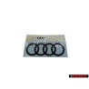 Audi Original Ringe Hinten Schriftzug Emblem Logo Schwarz - 8V0853742B T94